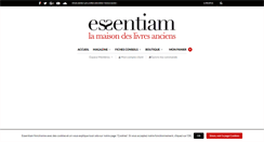 Desktop Screenshot of essentiam.fr
